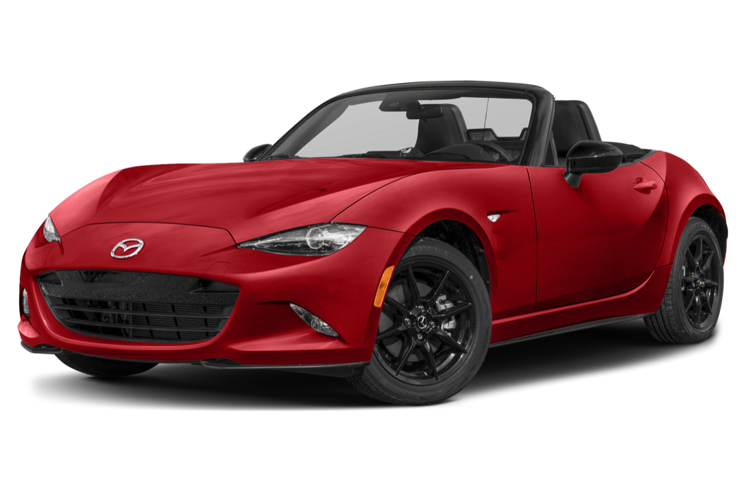 Soul Red Mazda MX-5 (ND) roadster, front three-quarter